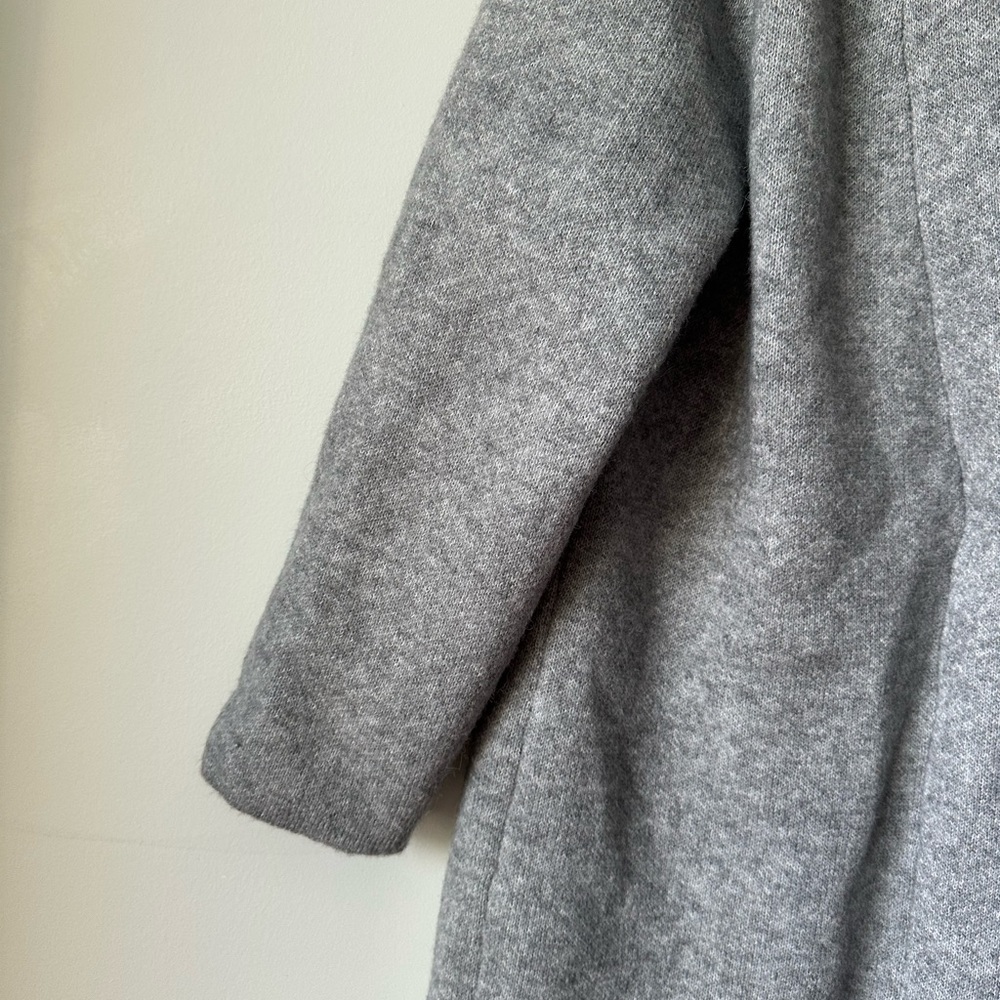 Ann Taylor Heather Gray Sweater Coat - Picture 9 of 11